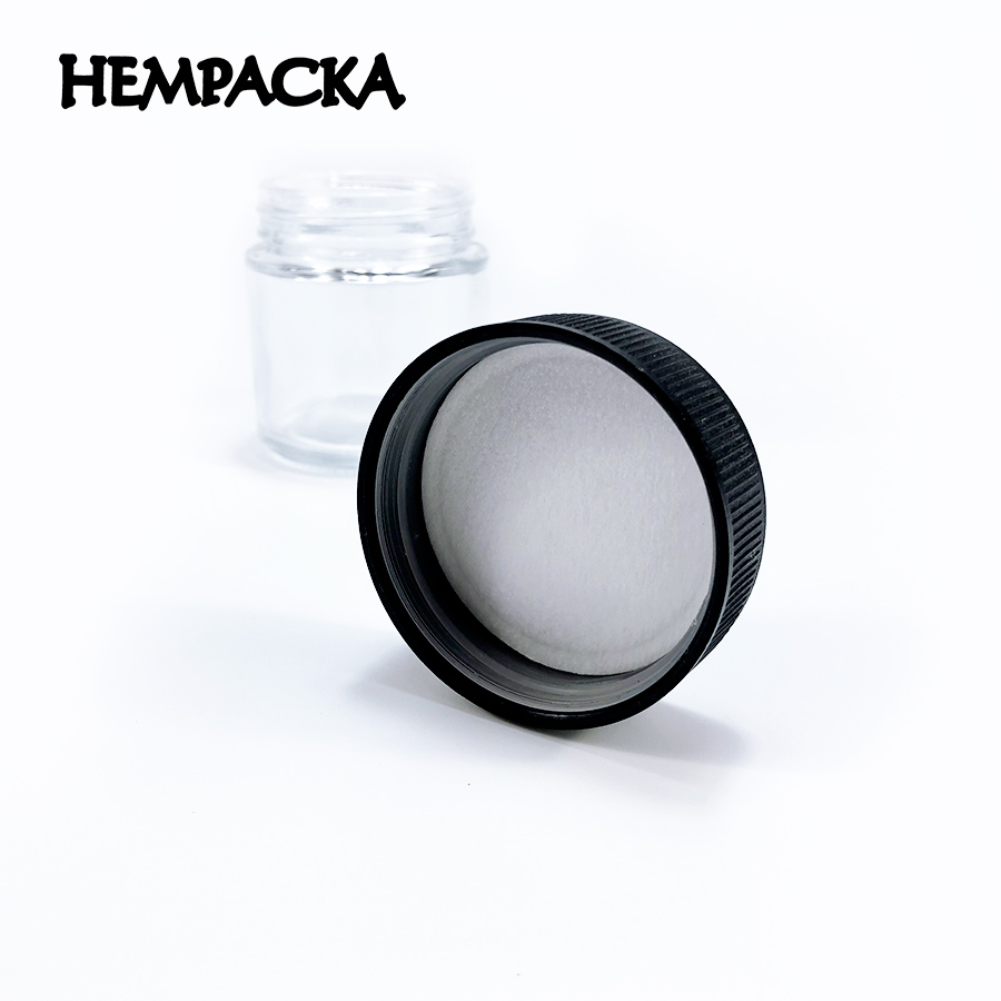 HEMPACKA Custom Smellproof Weed Glass Jar Child Resistant Tobacco Glass Containers For Weed