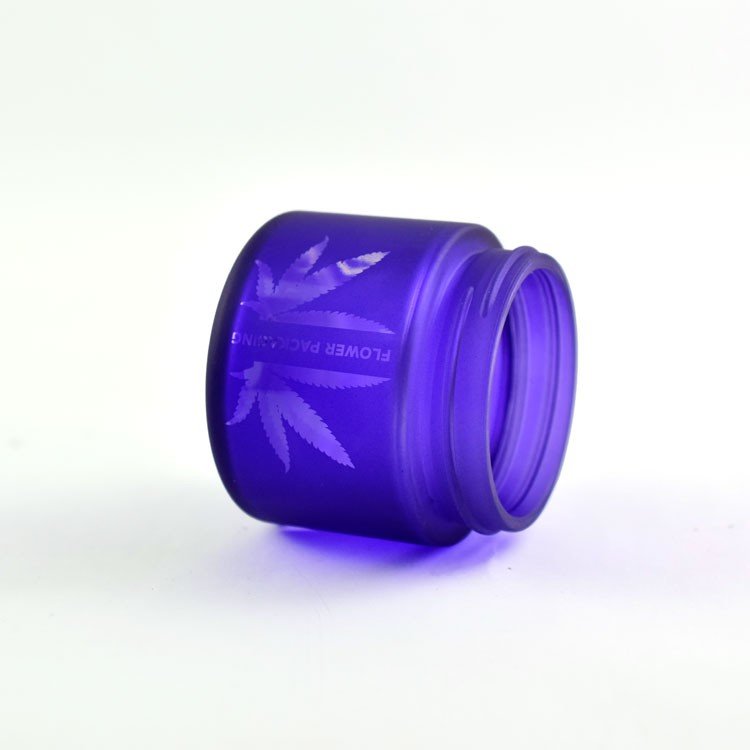 HOT CR CBD Wax Oil Containers Glass Jar Child Resistance Hemp Flower Containers Portable Cream Glass Jar
