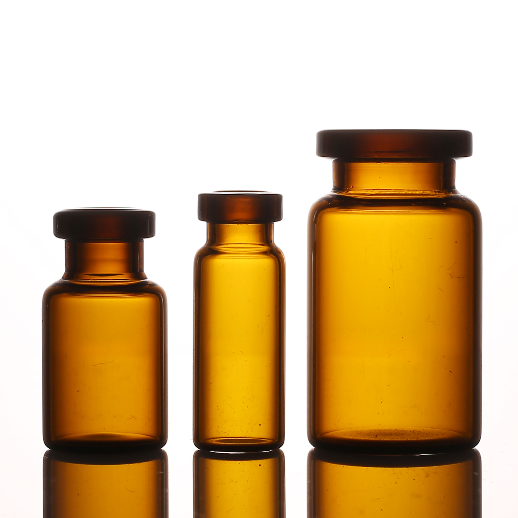HOT ISO 10R Clear and Amber Soda-lime Tubular Glass Bottle Multi Use Capsule Vial for Pharmaceutical Injection Cosmetics Vial