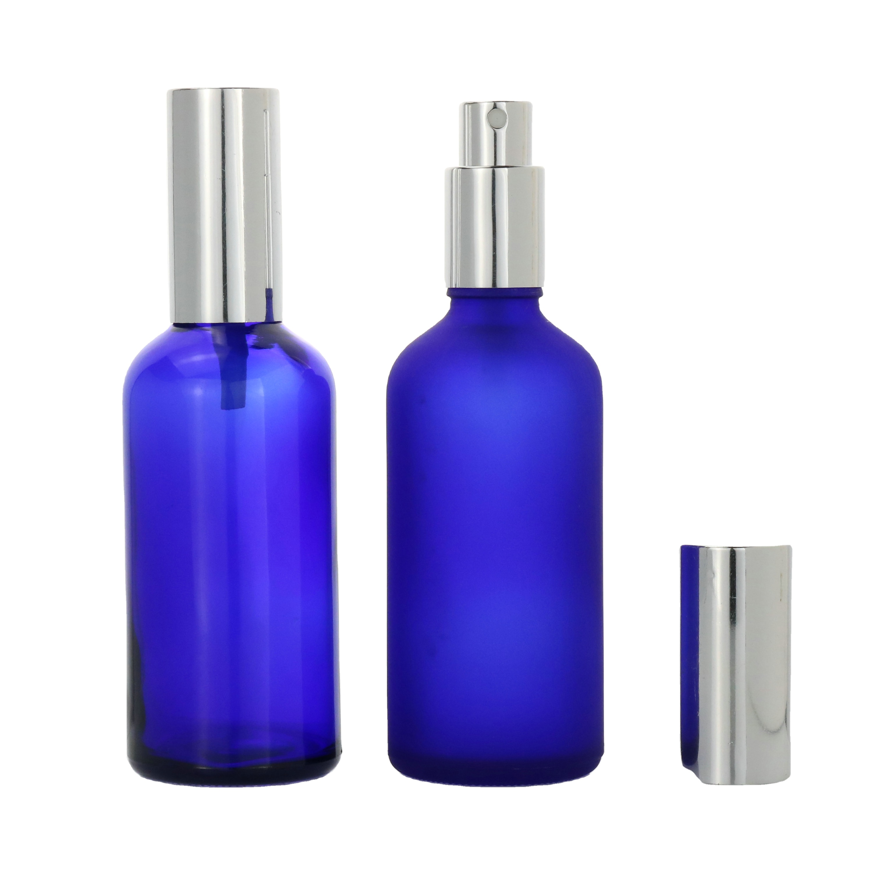 HOT SALE matte black glass essential oil 30ml 50ml mist spray bottles frosted black glass bottle with aluminum sprayer cap
