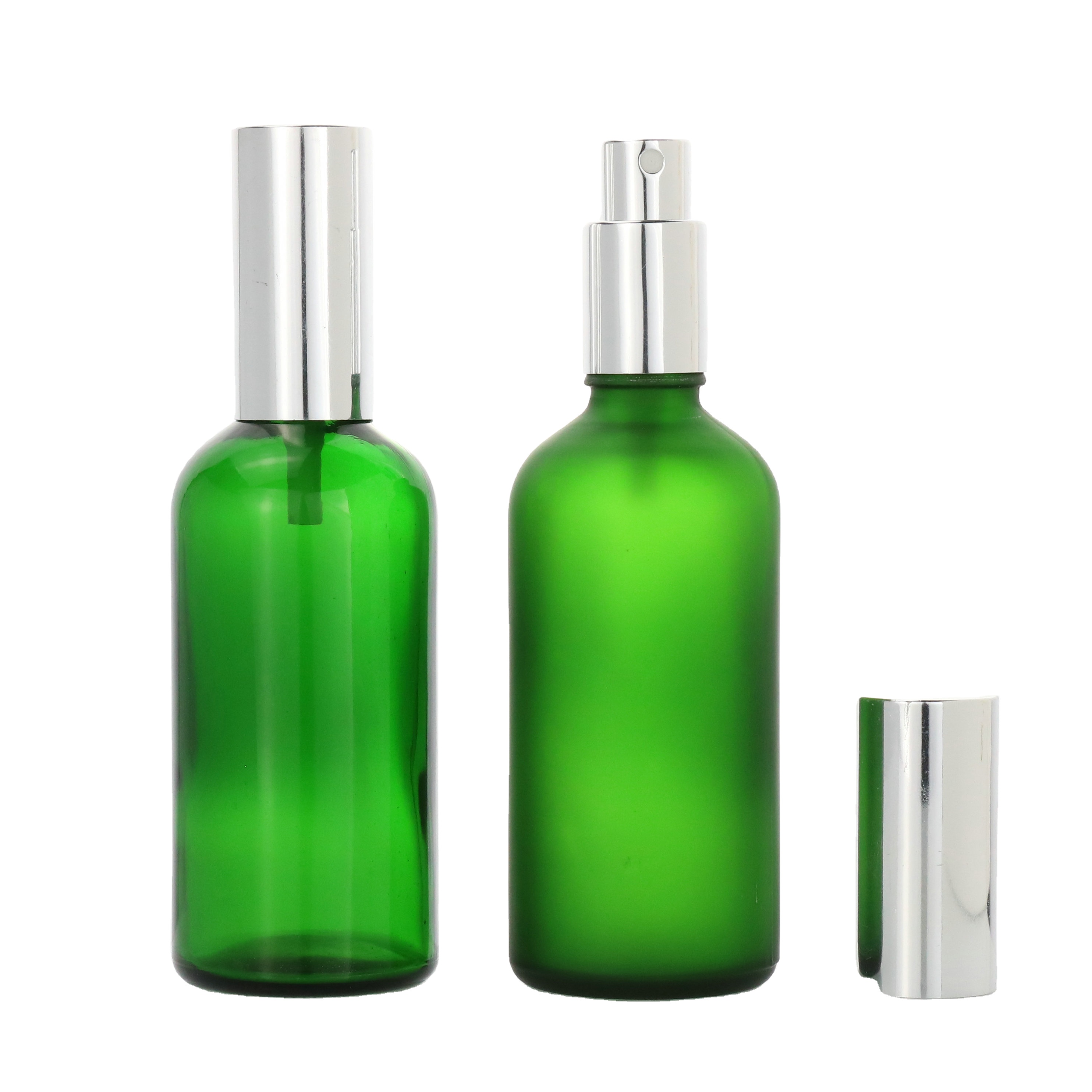 HOT SALE matte black glass essential oil 30ml 50ml mist spray bottles frosted black glass bottle with aluminum sprayer cap