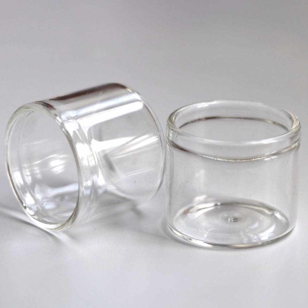HOT SELL borosilicate glass jar for CBD oil silicone lid wax oil essential oil mini glass jars
