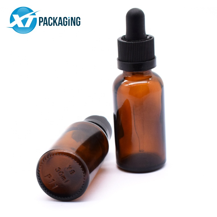 HOT SELL custom glass dropper bottle 15ml dropper bottles CBD oil 30ml glass dropper bottles amber