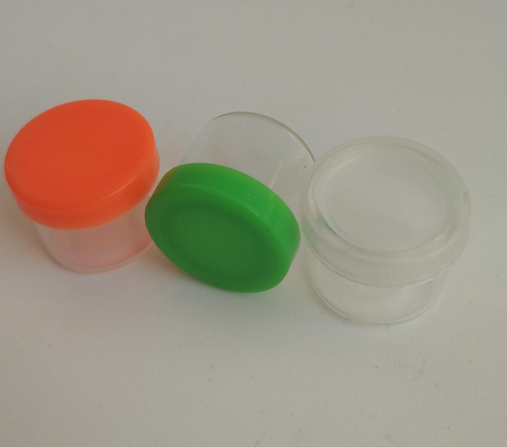 HOT SELLING Premium Vials,Glass Concentrate Jars with silicon Lids - Air Tight Medical Concentration Deb Jar