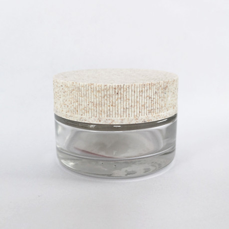 HOT SELLING high quality 3.5 gram glass jar with plastic lids child proof jar glass packaging containers OEM glass bottle