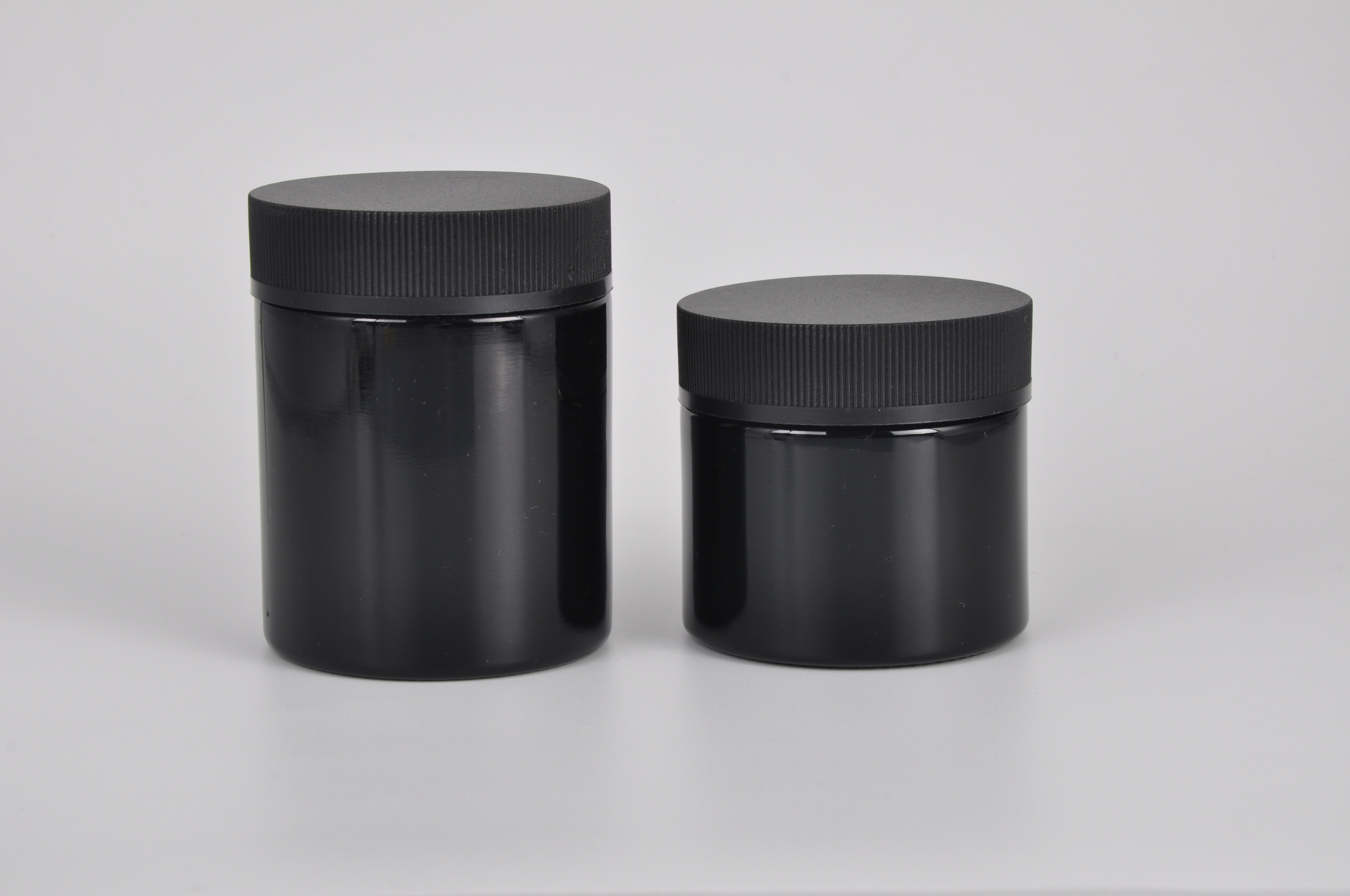HOT UV Black Dark Violet Stash Jar for Herb 100ml UV Glass Jar Smell Proof Air Tight Storage Glass Jar OEM