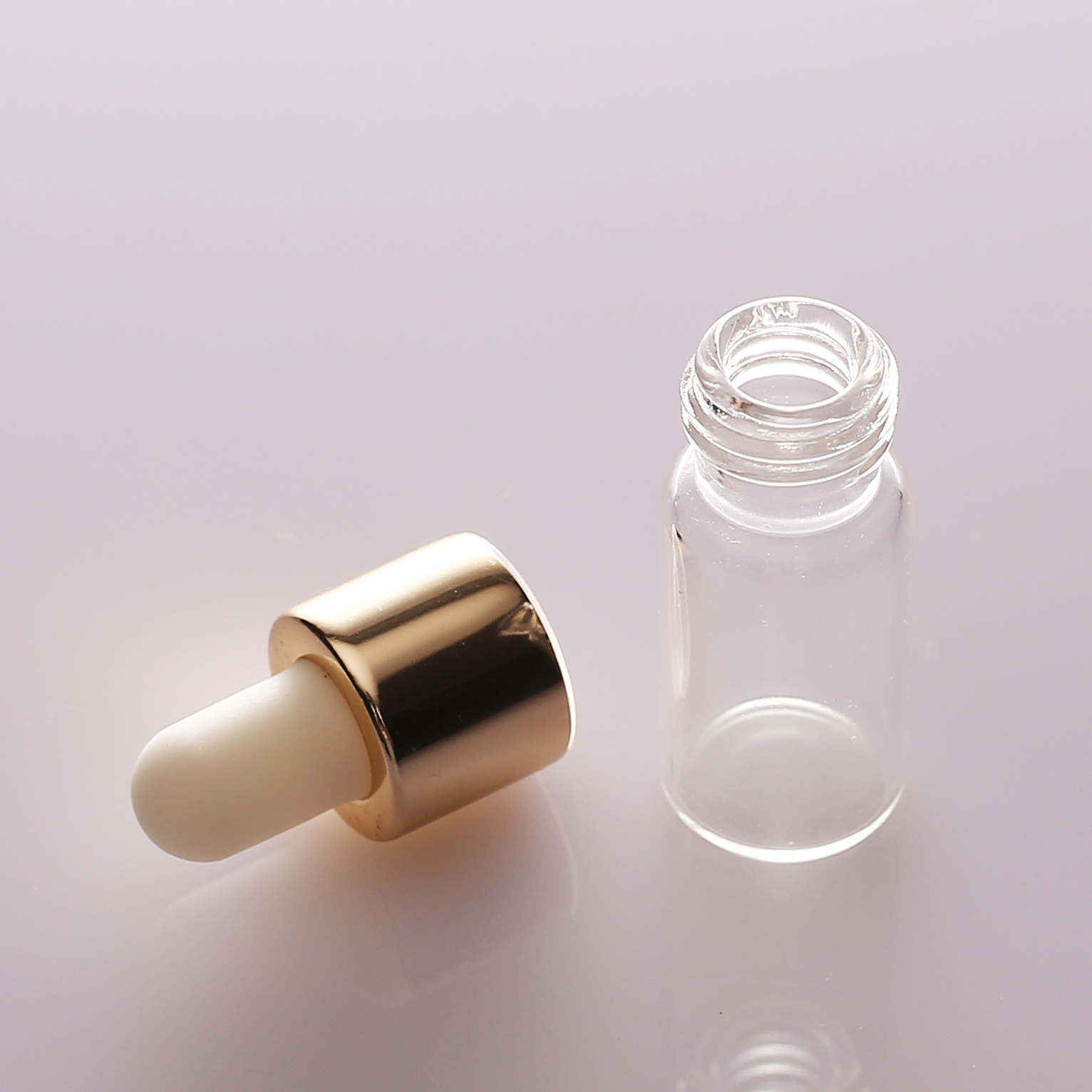 HOT-selling 1ml 2ml 3ml 5ml 6ml 10ml mini colorful glass dropper bottle essential oil perfume small sample glass vial