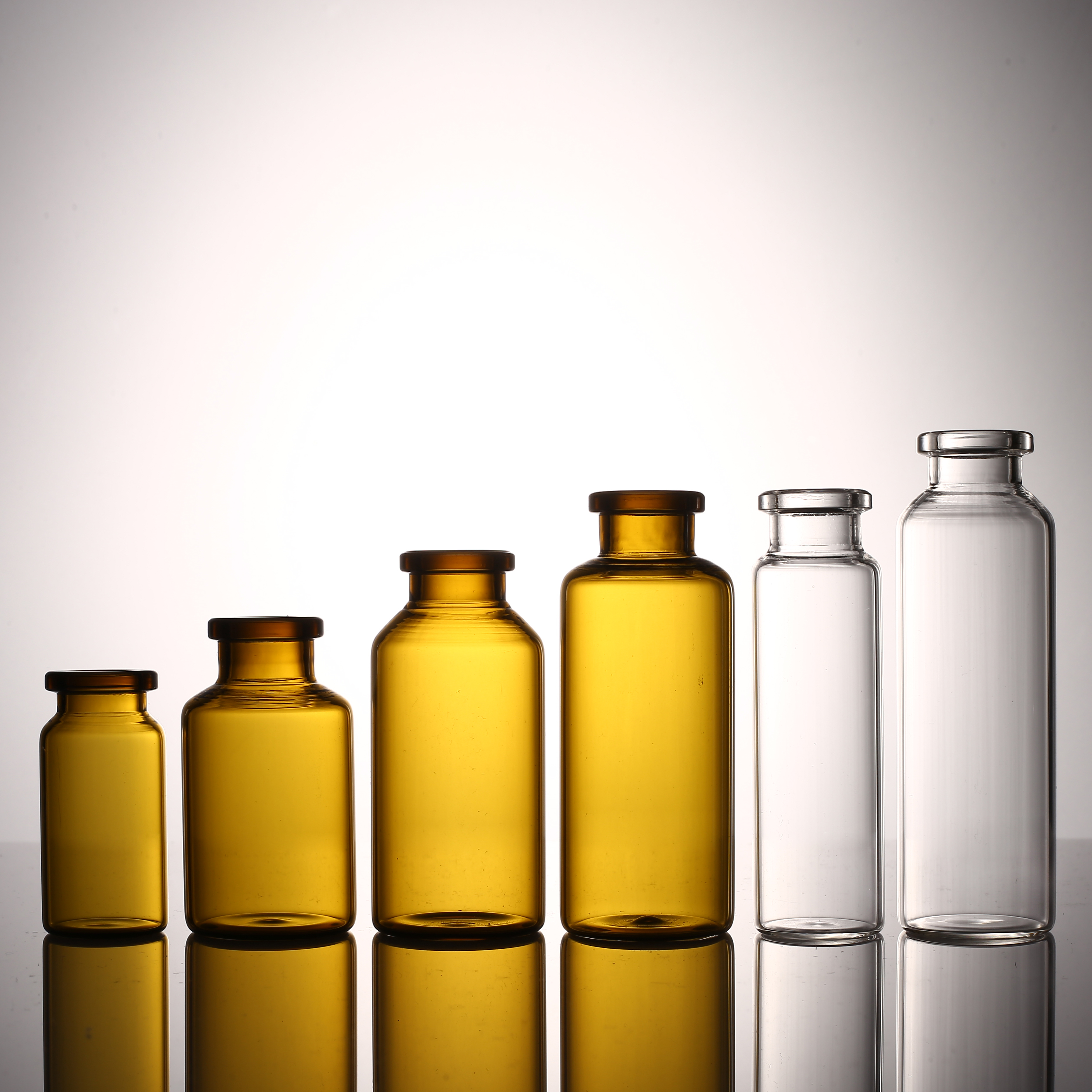 HOT-selling GMP Certified Clear or Amber Pharmaceutical Tubular Glass Vials Bottles 3ml 6ml 10ml 15ml