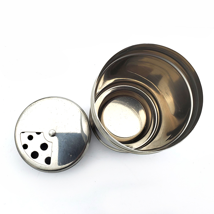 HOT selling stainless steel seasoning pot barbecue pepper pot