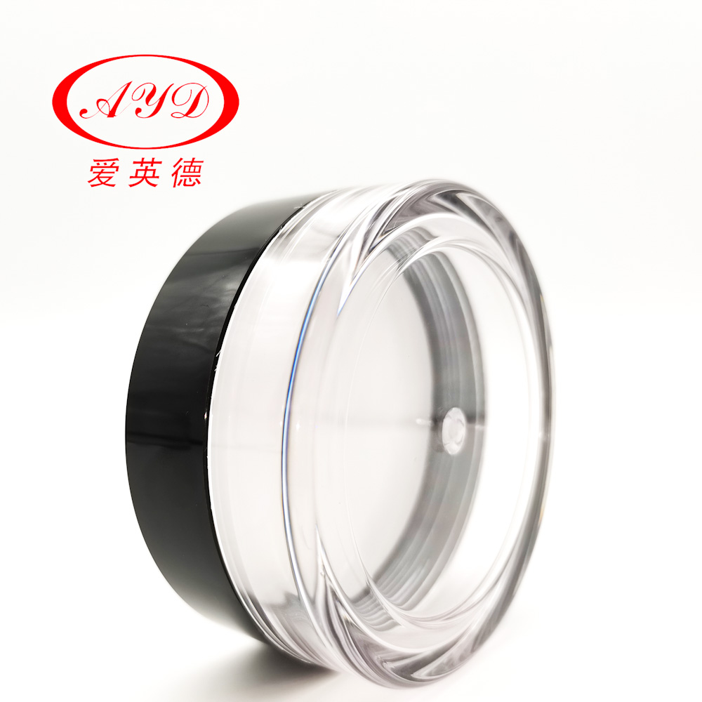 Hair Cream Jars Clear Black Transparent Skin Care Cream PETG Contracted Style 100ml 120ml 200ml 250ml