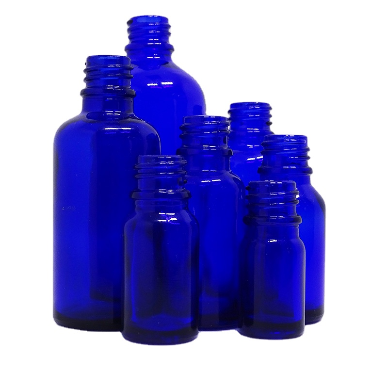 Hair White Blue Facial Glass Clear Small 10ml 30 Ml Dropper Serum Bottles Empty Packaging 30ml 50ml Essential Oil With Box