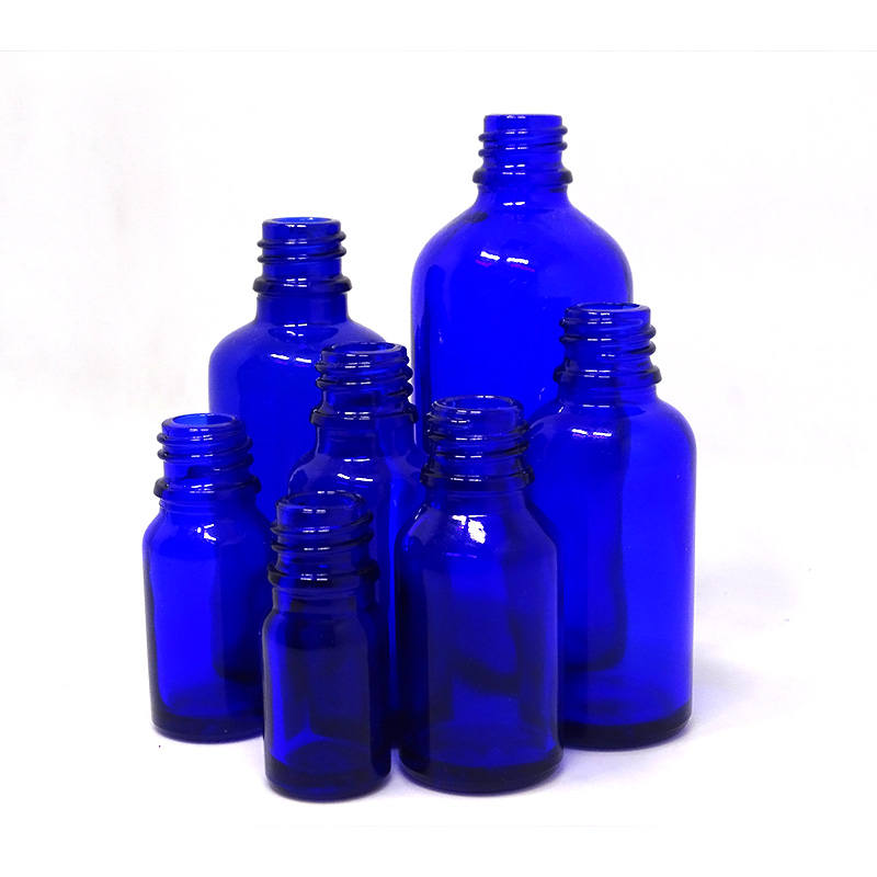 Hair White Blue Facial Glass Clear Small 10ml 30 Ml Dropper Serum Bottles Empty Packaging 30ml 50ml Essential Oil With Box