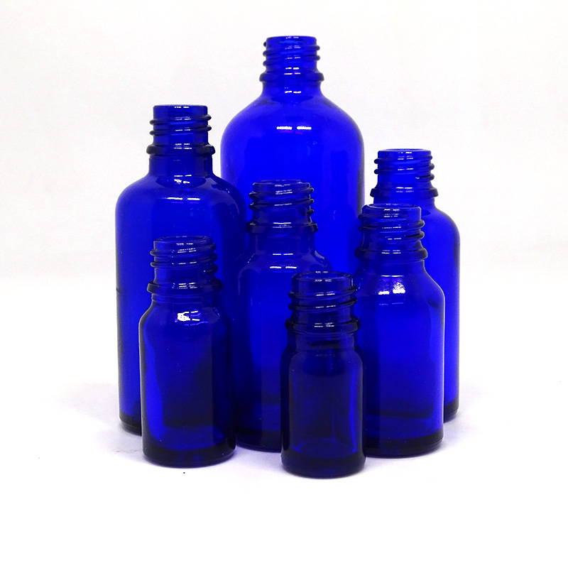 Hair White Blue Facial Glass Clear Small 10ml 30 Ml Dropper Serum Bottles Empty Packaging 30ml 50ml Essential Oil With Box