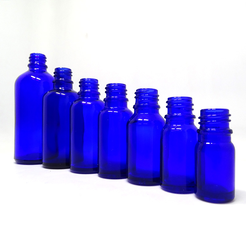 Hair White Blue Facial Glass Clear Small 10ml 30 Ml Dropper Serum Bottles Empty Packaging 30ml 50ml Essential Oil With Box