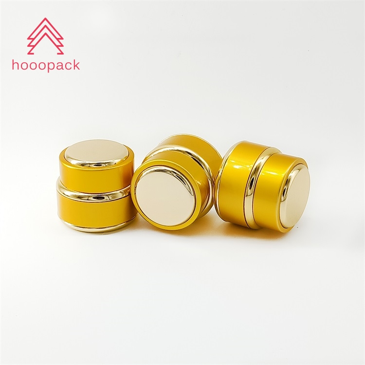 Hair cream containers glass jar 30 ML aluminum cosmetic packaging jar