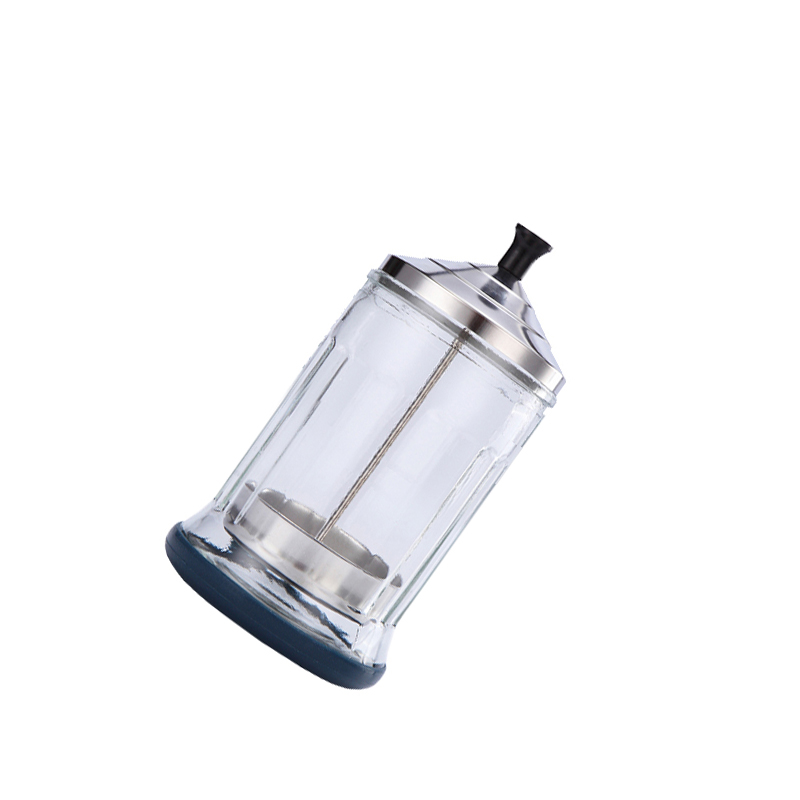 Hair salon hairdressing tool disinfection small stainless steel cover glass bottle