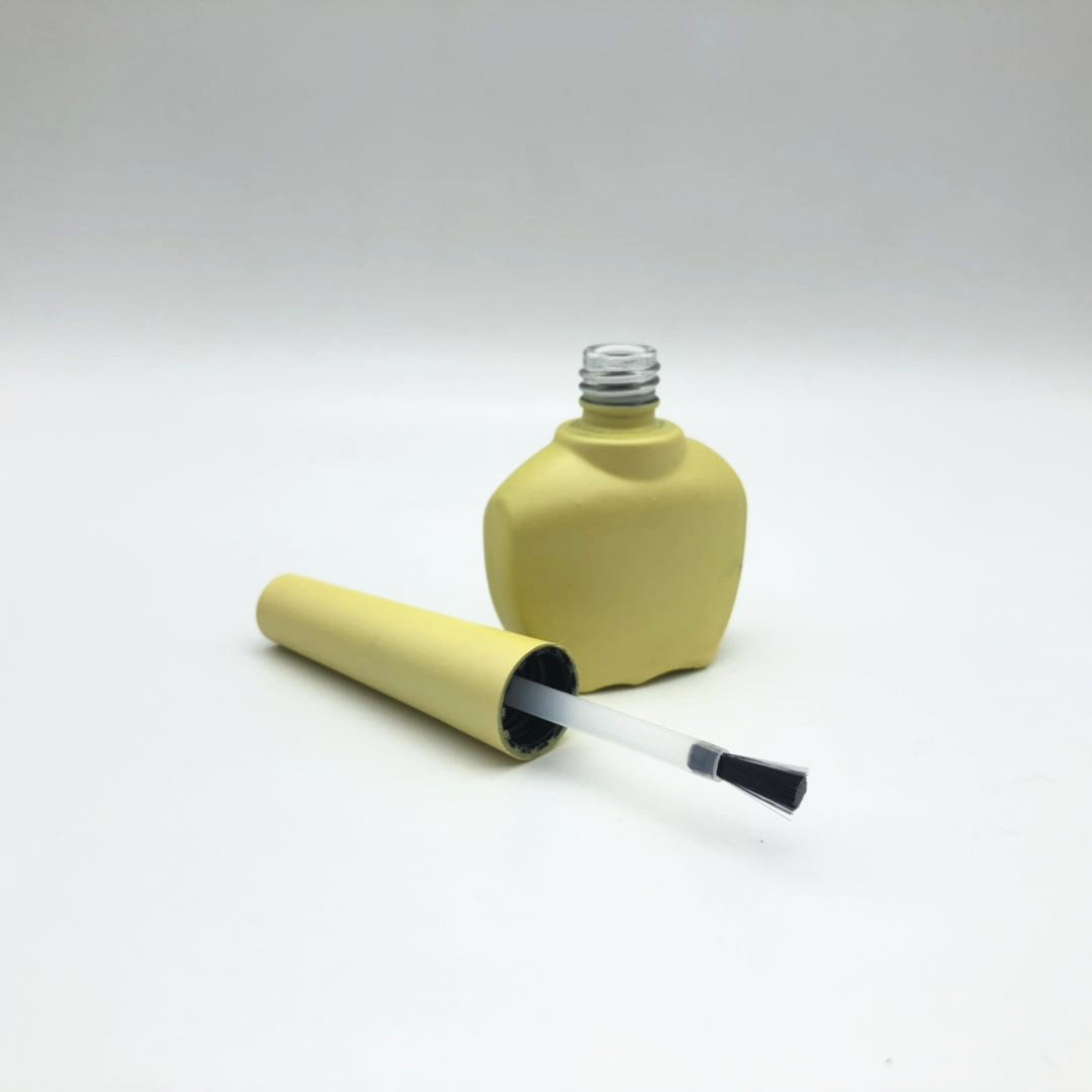 HanYa 2020 Fancy Glass Material empty nail polish bottles with brushes