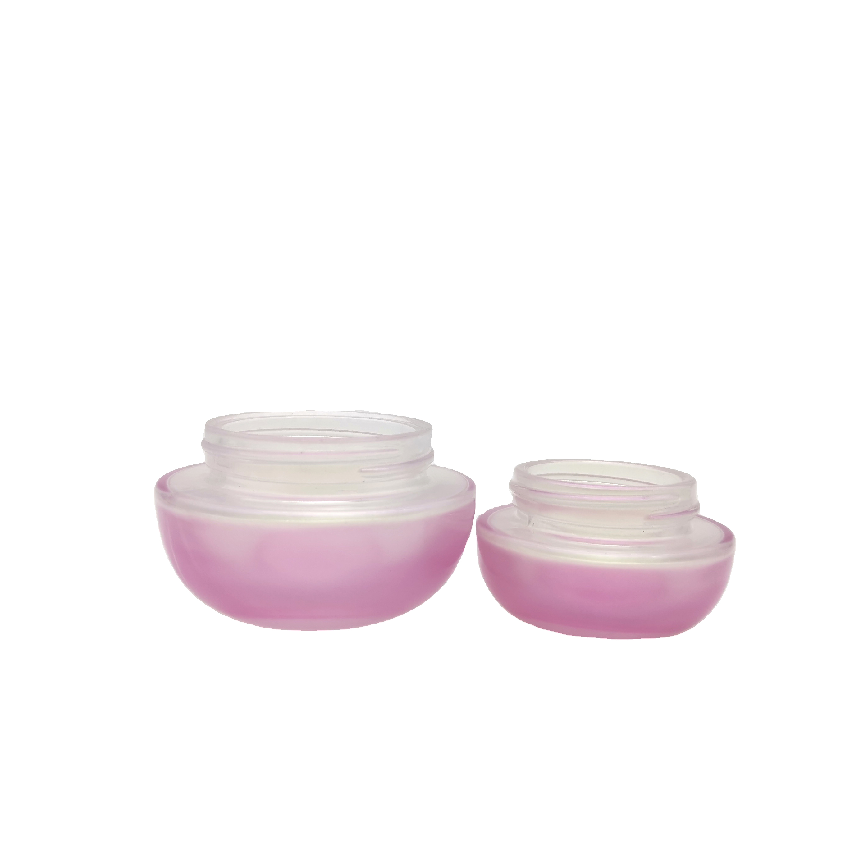 HanYa cosmetic 200ml glass jars bottles Multi-capacity Multi-Color Cosmetic Glass Jars And Bottles Se