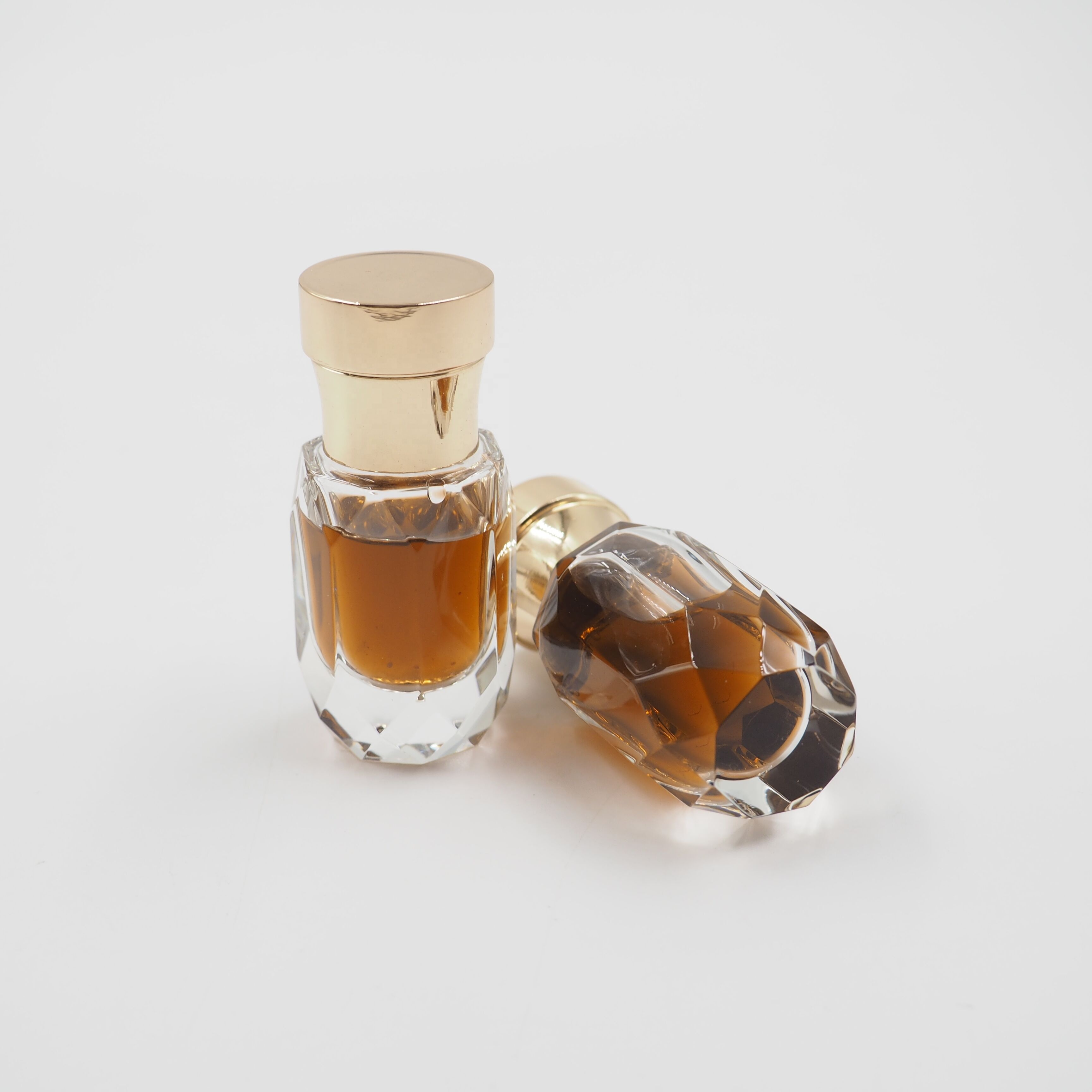 Hand Polished New Arrival Attar Glass Bottle For Arabic Oil