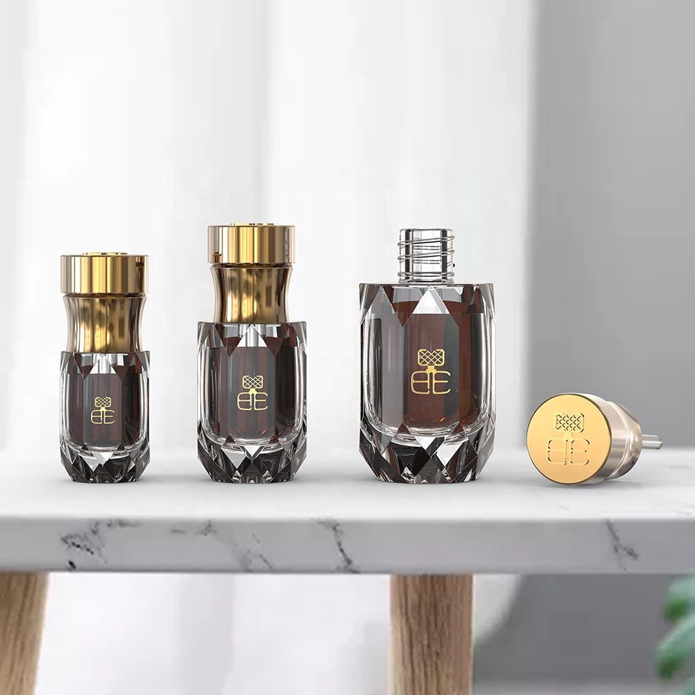 Hand Polished New Arrival Attar Glass Bottle For Arabic Oil