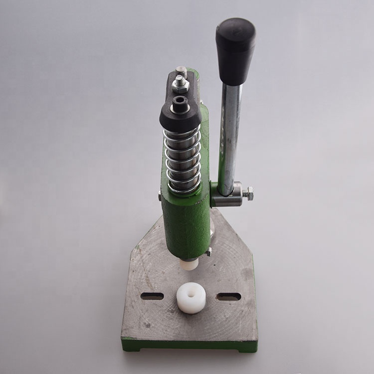Hand tool machine for sealing perfume sample vial