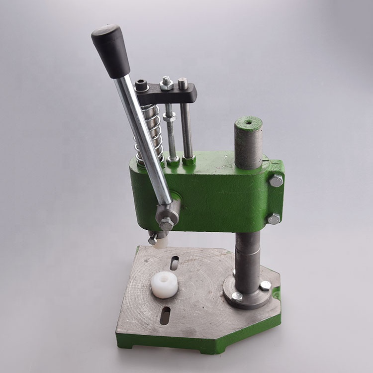 Hand tool machine for sealing perfume sample vial