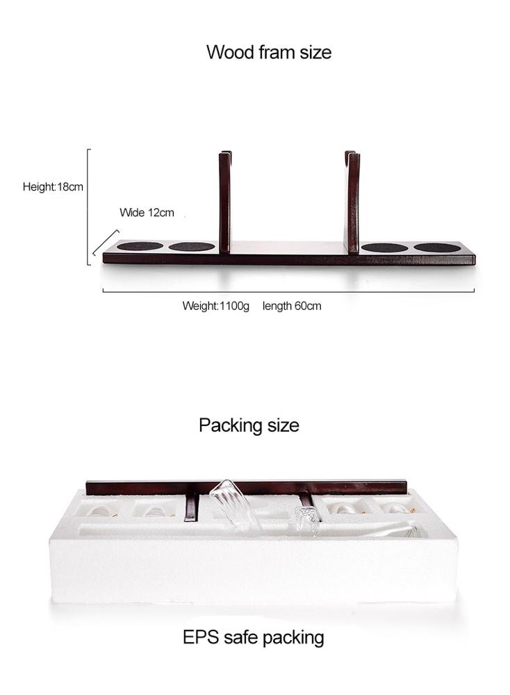 Handmade glass bottle decanter AK 47 gun shape bottle glass whiskey decanter and glasses sets aK 47 vodka