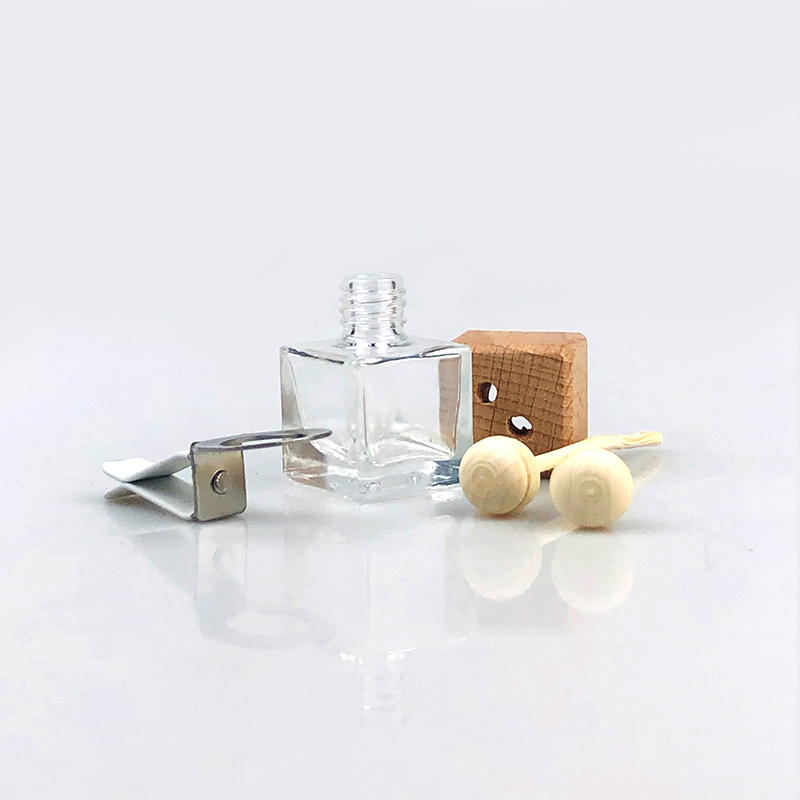 Hanging Auto Car Air Freshener Perfume Fragrance 5ml durable use liquid car vent perfume diffuser glass bottle