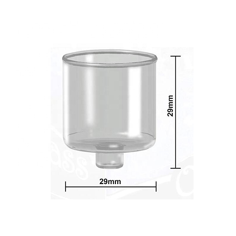 Hanukkah Menorah Glass Oil Cups  Elegant Holders for Oil for Shabbos and Chanukah Durable Quality, Long-Lasting - (9 Pack)