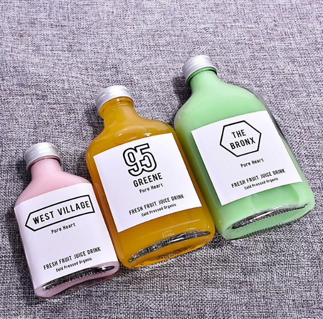 Haonai wholesale high white material glass bottle for water juice and wine
