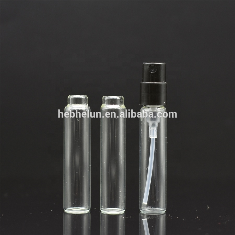 HeLun Wholesale Mini Tester Empty 2ml Mist Sprayer Glass Perfume Bottles
