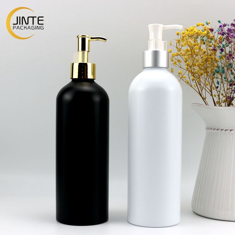Health Water Aluminium Bottle  Container  With Gold Lotion Pump 100ml 150ml 200ml 300ml 500ml 750ml Big Capacity Aluminum Bottle