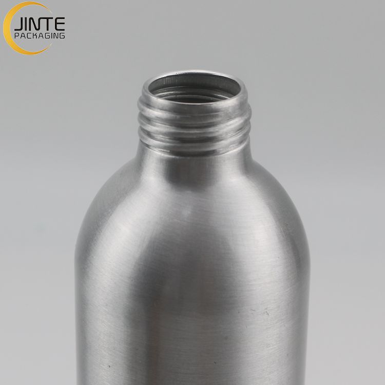 Health Water Aluminium Bottle Container With Gold Lotion Pump 100ml 150ml 200ml 300ml 500ml 750ml Big Capacity Aluminum Bottle