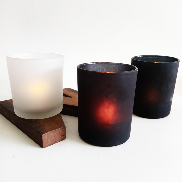 Heat Resistant 200Ml 240Ml Clear Small Ceramic Jar With Wooden Cork Bamboo Lid For Spice Candle Cookie Storage Bottle