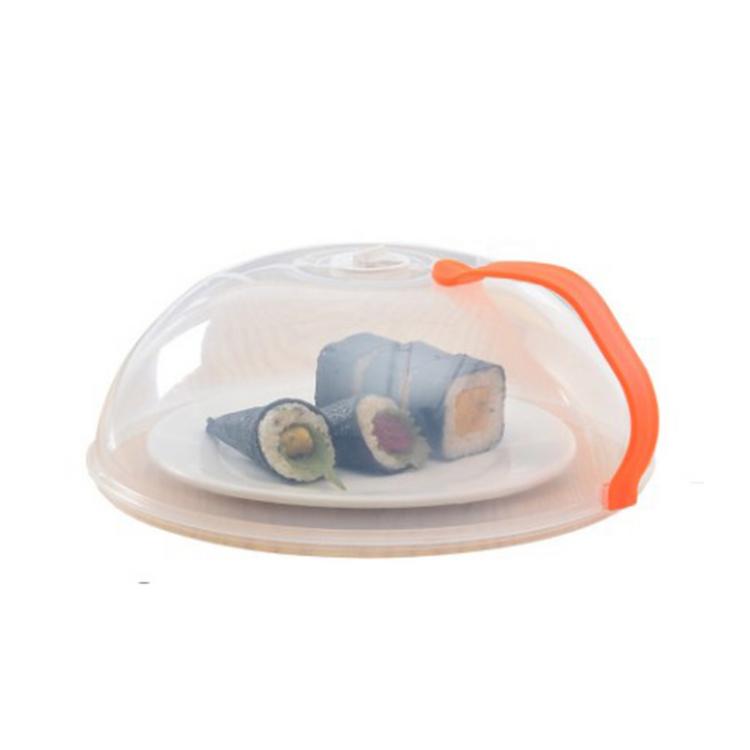 Heat-resistant plastic food protector food hot dish cover kitchen supplies microwave heating special cover