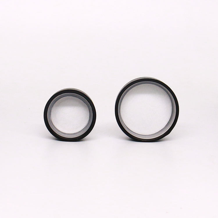 Heavy Bottom Glass Jar with CR Lid 9ml Child Resistant Jar with Black Lid