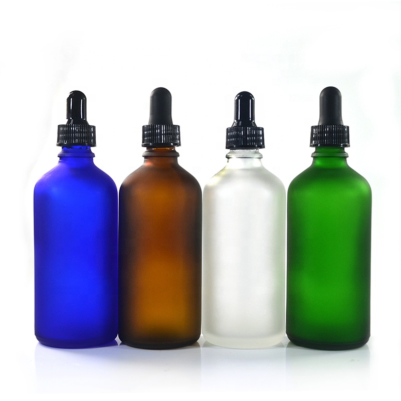 Hebei Chengjin White Matte Cosmetic Spray Bottle Frosted Glass Airless Serum Bottles Pump