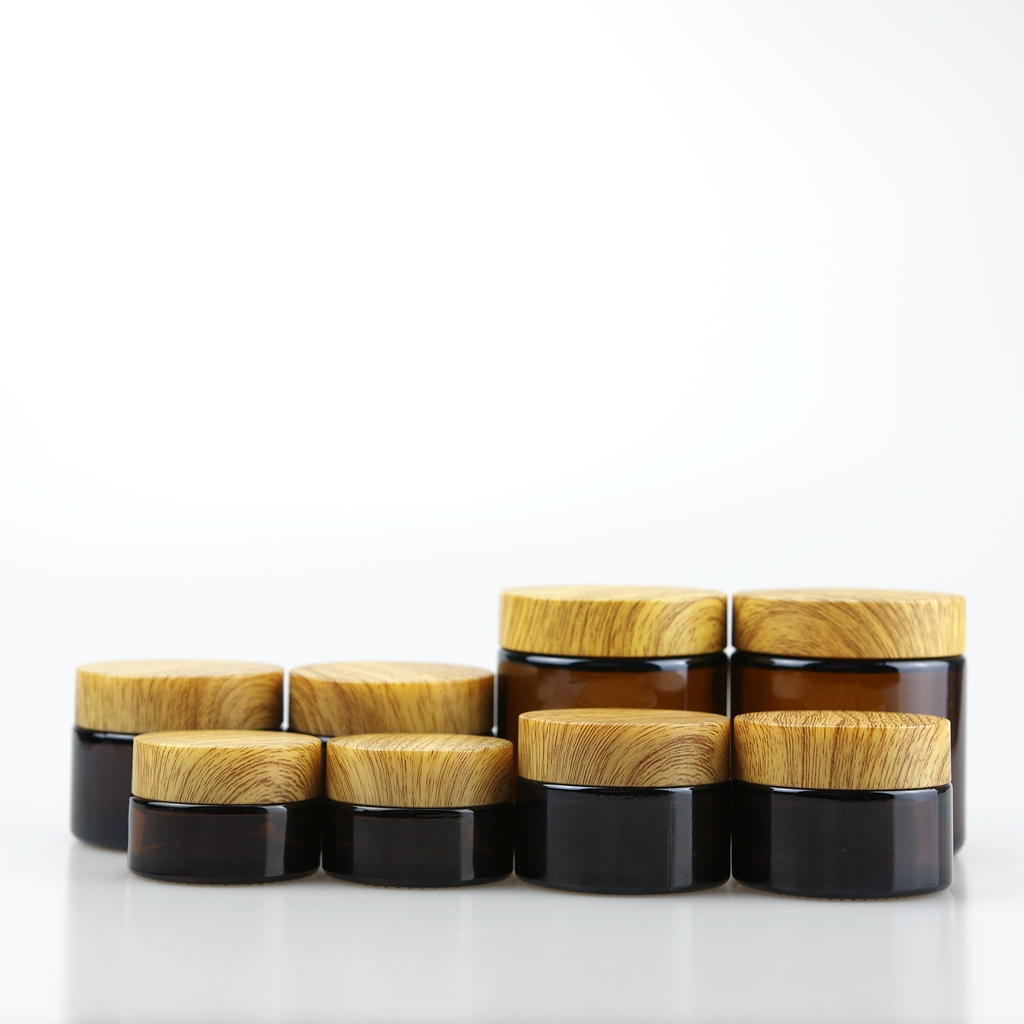 Hemp Packaging 2oz 4oz clear glass jar arch child resistant cap/child proof jar/child resistant bottle