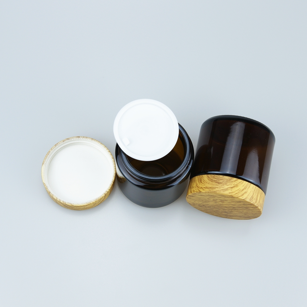 Hemp Packaging 2oz 4oz clear glass jar arch child resistant cap/child proof jar/child resistant bottle