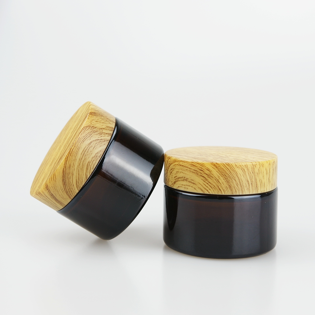 Hemp Packaging 2oz 4oz clear glass jar arch child resistant cap/child proof jar/child resistant bottle