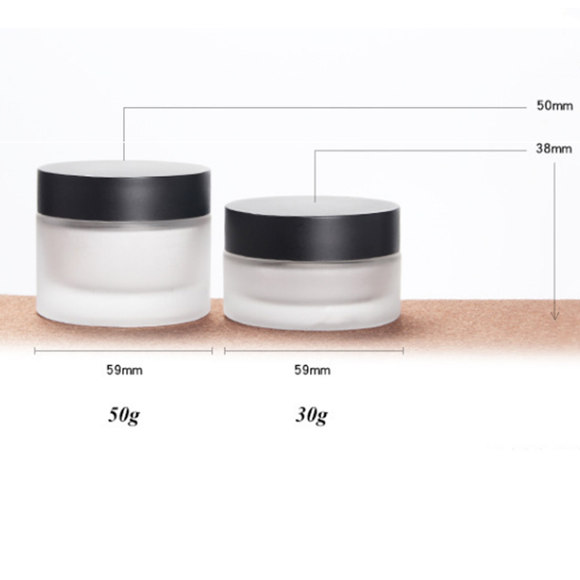 Hengjian 20ml 30ml 40ml 60ml 80ml 100ml 120ml Frosted Glass Cosmetic Toner And Perfume Spray Pump Matt Black Cap Bottle