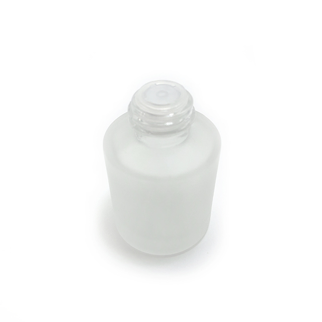Hengjian 20ml 30ml 40ml 60ml 80ml 100ml 120ml matt clear glass spray with plastic bamboo pattern lid perfume and toner bottle