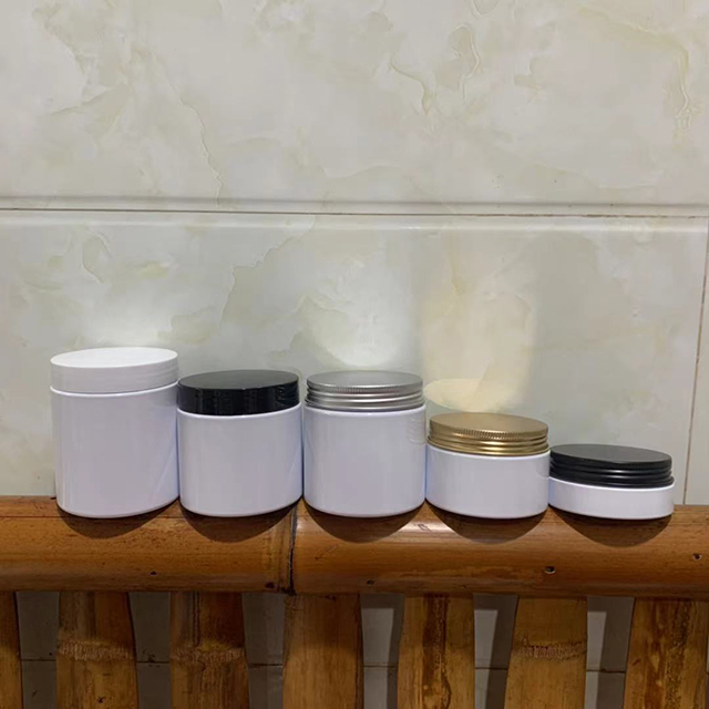 Hengjian 30g 50g 80g 100g 120g 150g 200g 250g Empty Cosmetic Container Plastic Makeup Cream Jar Skin Care Packaging In Stock