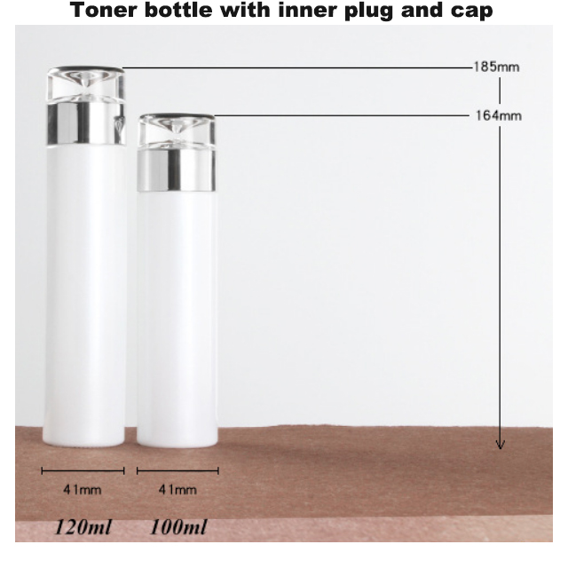 Hengjian 50g 30g white eye cream glass cosmetic skin care cream jar with luxury silver screw cap