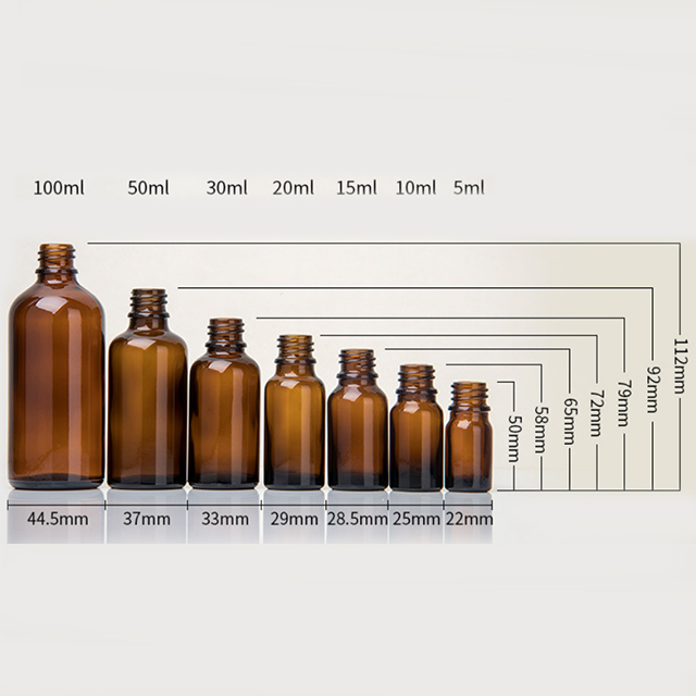 Hengjian amber essential oil lotion mist spray pump bottle 5ml 10ml 15ml 20ml 30ml 50ml 100ml with aluminum cap