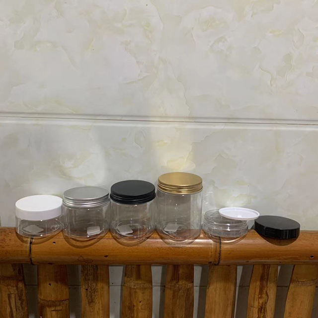 Hengjian black cosmetic plastic storage jar 30g 50g 80g 100g 120g 150g 180g 200g 250g container for skincare packaging in stock