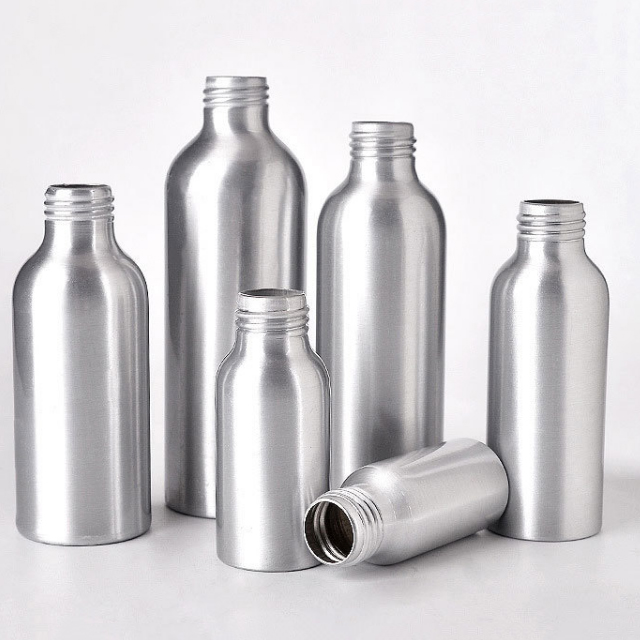 Hengjian low MOQ 500ml perfume aluminum bottle fine mist atomizer with aluminum mist spray
