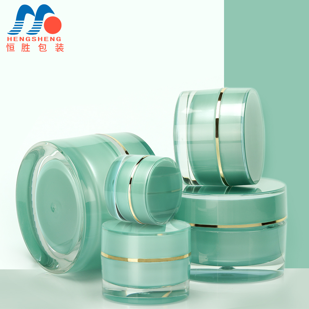 Hengsheng factory wholesale plastic cosmetic containers and packaging cream jars 5g 10g 20g 30g 50g