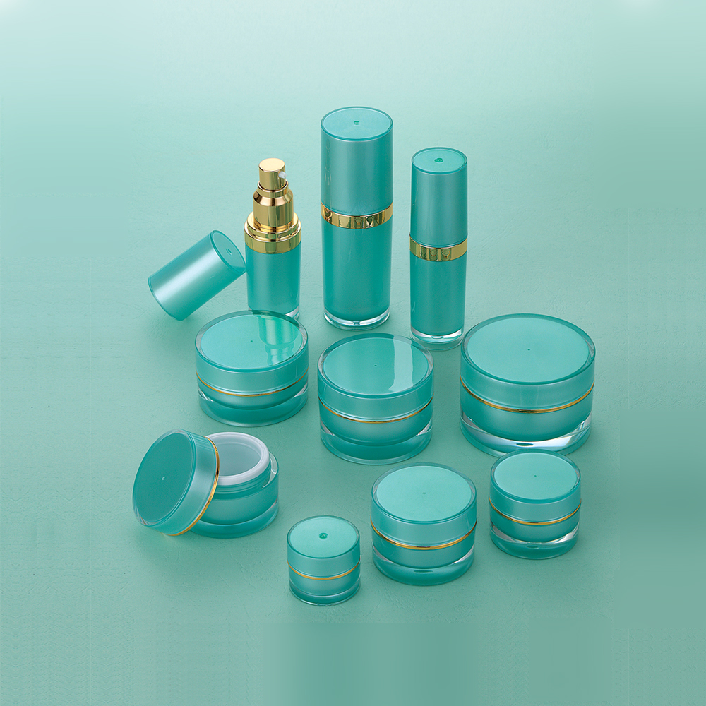 Hengsheng factory wholesale popular classic clear cylinder round acrylic cosmetic cream jar 5ml 10ml 15ml 20ml 25ml 30ml 50ml