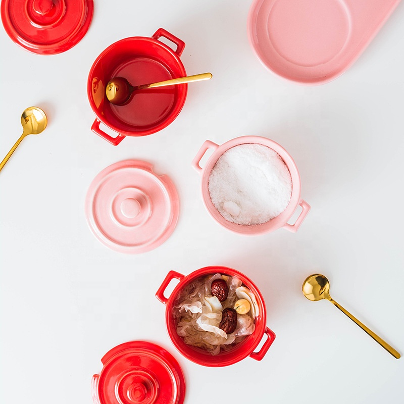 Hepburn Style Ceramic Seasoning Jar Creative Kitchen seasoning Household salt large capacity seasoning jar set combinati